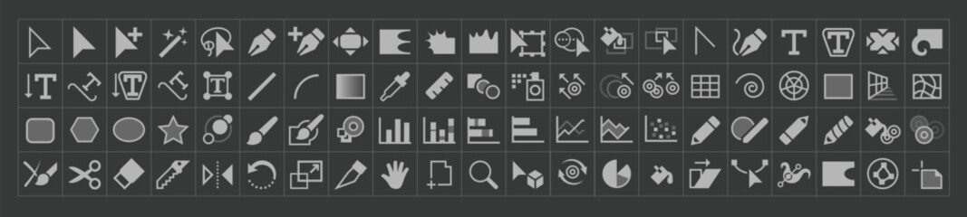 Vector Illustration Tool Icons. 