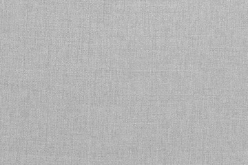 Light grey linen fabric texture background, seamless pattern of natural textile.