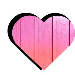 heart on wooden background © betania
