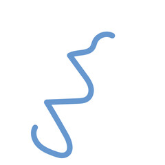 Abstract squiggly lines vectors 