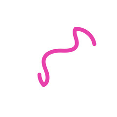 Fototapeta premium Abstract squiggly lines vectors 