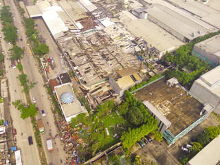The impact of the natural disaster of a typhoon that hit the Rancakek area and the Sumedang border...