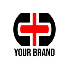 c initial lettering monogram logo design