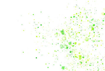 背景素材_水彩スパッタリング_緑