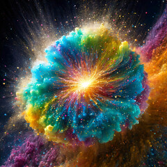 explosion de couleurs - 742221202