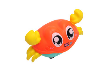 Toy crab on a transparent background png