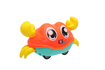 Toy crab on a transparent background png