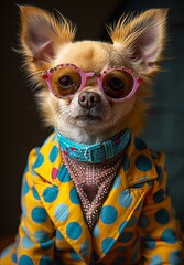 Chihuahua in Classic Elegance