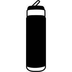 Girls Workout Glyph Vector Illustration Icon Sticker Set Design Materials