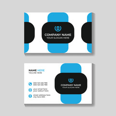 Corporate modern business card template design for business and personal use