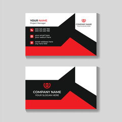 Professional modern business card design template, visiting card