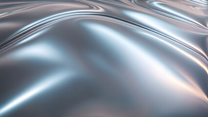 silver-hologram-chrome-aesthetics-fluid-motion-background-shimmering-texture-light-reflections