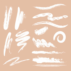 colorful watercolor brush stroke collection