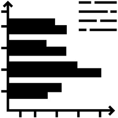 Relative frequency depicting histogram 