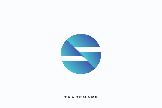 S letter logo vector trademark universal s logotype brand