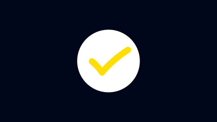 check mark icon. Checkmark Illustration. checkmark isolated on white background. 