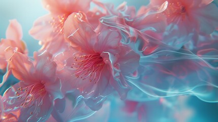 Fluid Elegance: Jasmine's veins, seen in macro, flow with tranquil grace.