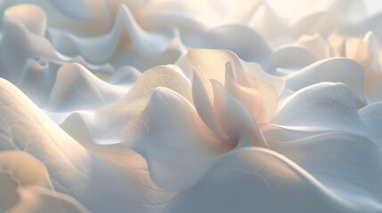 Frozen Harmony: Jasmine's petals, frozen in macro stillness, harmonize with the serene chill of...