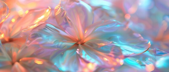 Glittering Whispers: Jasmine's macro petals shimmer with ethereal brilliance, whispering serenity.
