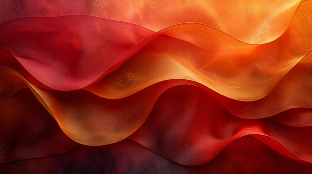 Texture of a dynamic flame with a mix of bold shades and a textured surface that seems to twist and turn with every movement.