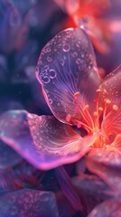 Thermal Contrast: Macro captures jasmine's petals, a blend of hot and cold tones, creating a unique and calming contrast.