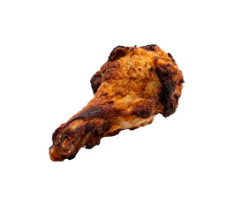 Chicken wing on a transparent background 