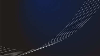 Naklejka premium Dark blur abstract gradient background wallpaper design vector image with curve line for backdrop or presentation