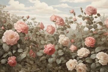 Eternal Elegance of Blooming Roses