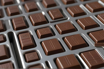 Fototapeta premium chocolate bar on a plate