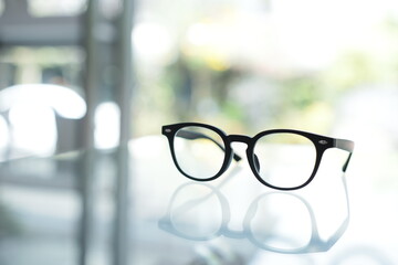 glasses on the street