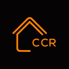 CCR Letter logo design template vector. CCR Business abstract connection vector logo. CCR icon circle logotype.
