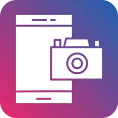 Phone Camera Icon Style