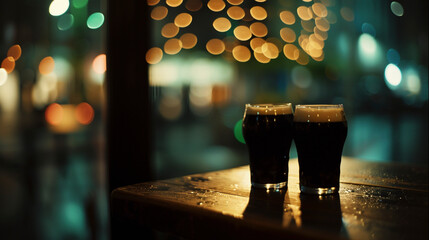  Camaraderie: Friends Bonding Over Irish Beer on St. Patrick's Day, generative AI