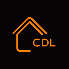 CDL Letter logo design template vector. CDL Business abstract connection vector logo. CDL icon circle logotype.
