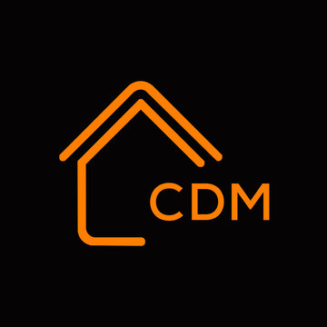 CDM Letter logo design template vector. CDM Business abstract connection vector logo. CDM icon circle logotype.

