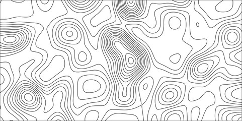  Contour map background. Geography scheme and terrain. Topography grid map. Stylized topographic contour map. Geographic line mountain relief. Abstract lines or wavy backdrop background.