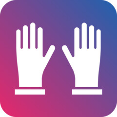 Gloves Icon Style