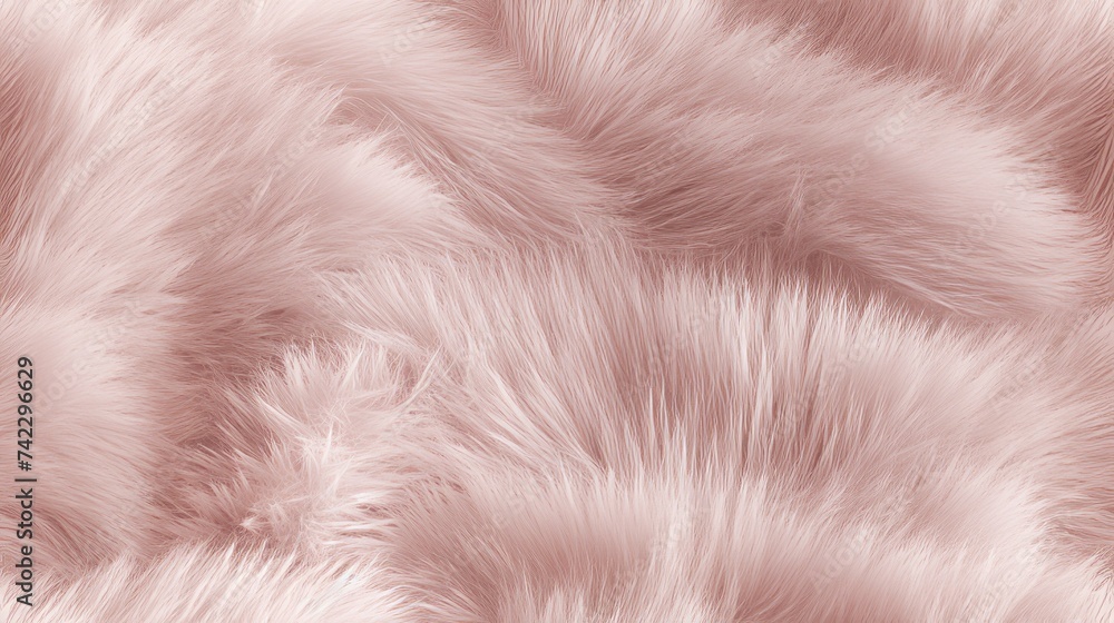 Poster Generative AI Fuzzy and soft woolen texture in muted tones.
