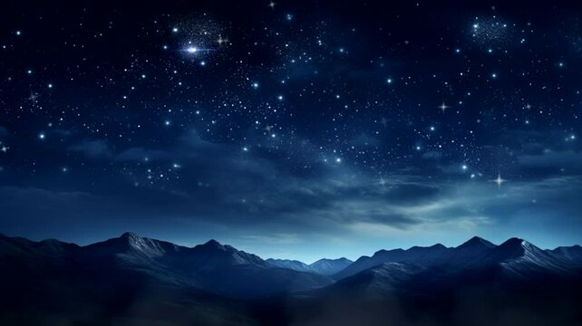 Interstellar space and nebula scenes, animated virtual repeating seamless 4k	
