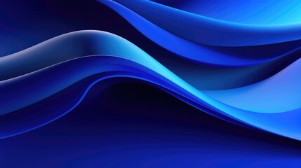 Blue abstract shapes background