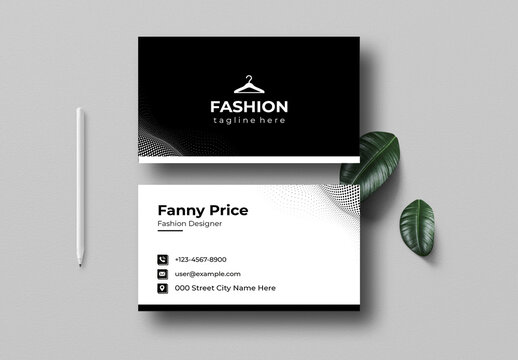 Fashion Business Card Template