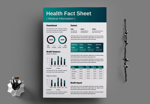 Health Fact Sheet Template