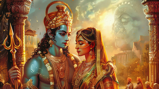 Rama and sita concept