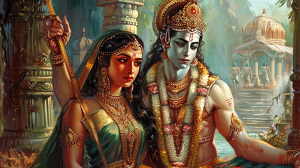 Rama and sita concept
