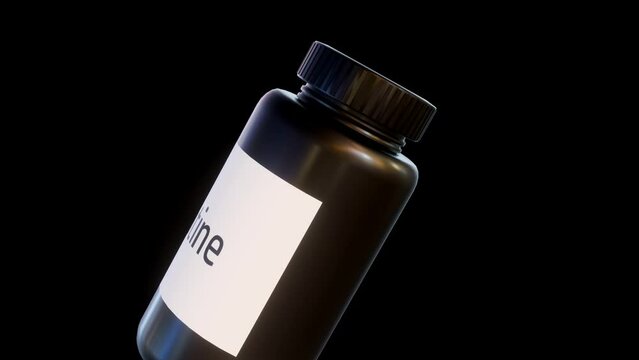 3d animation of package of creatin and creatin molecules