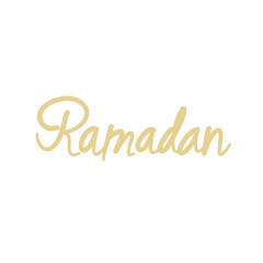 Fototapeta na wymiar Ramadhan Handlettering
