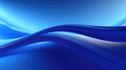 Obraz premium Blue background with curved lines