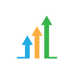 Arrow ilustration logo vector template