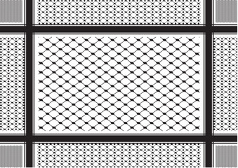 Keffiyeh palestine pattern vector