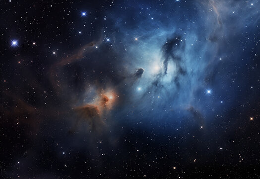 Galaxies and stars, galaxy image, night sky